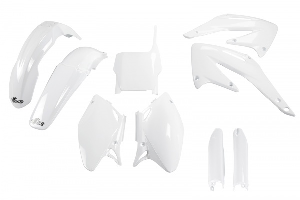 Full Plastic Kit white for Honda CRF 450 R (2004)